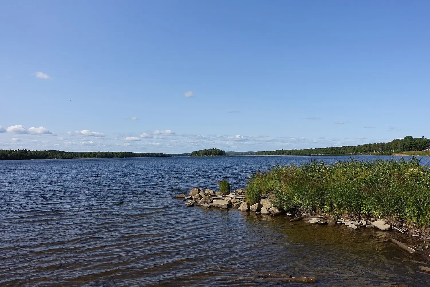 Kalixälven from seen from Kalix
