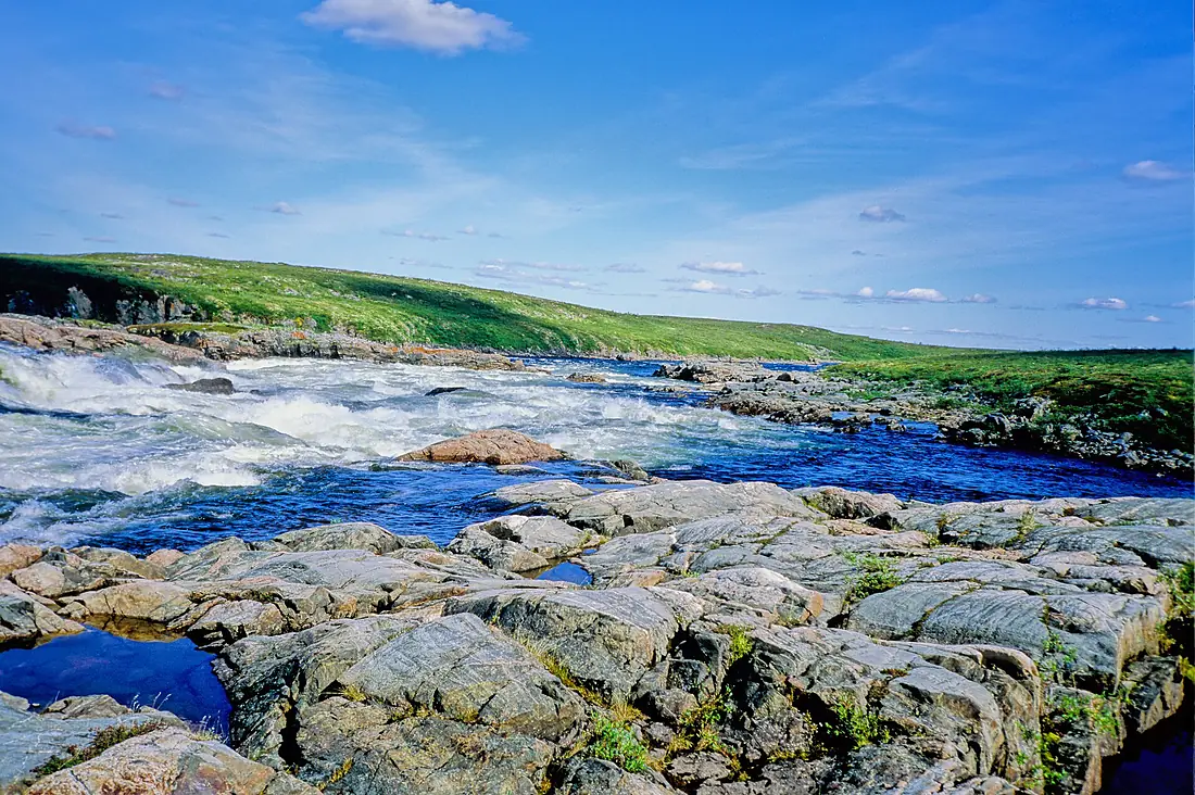 Kazan River Second Rapid after lake Angikuni