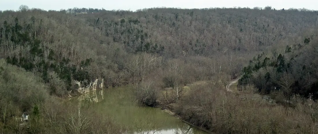 Kentucky River (Interstate 75 bridge, southeast of Lexington, Kentucky, USA) (26382472012)