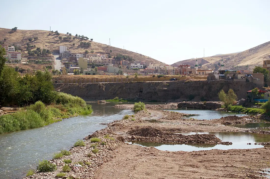 River in Zakho (Khabur River)