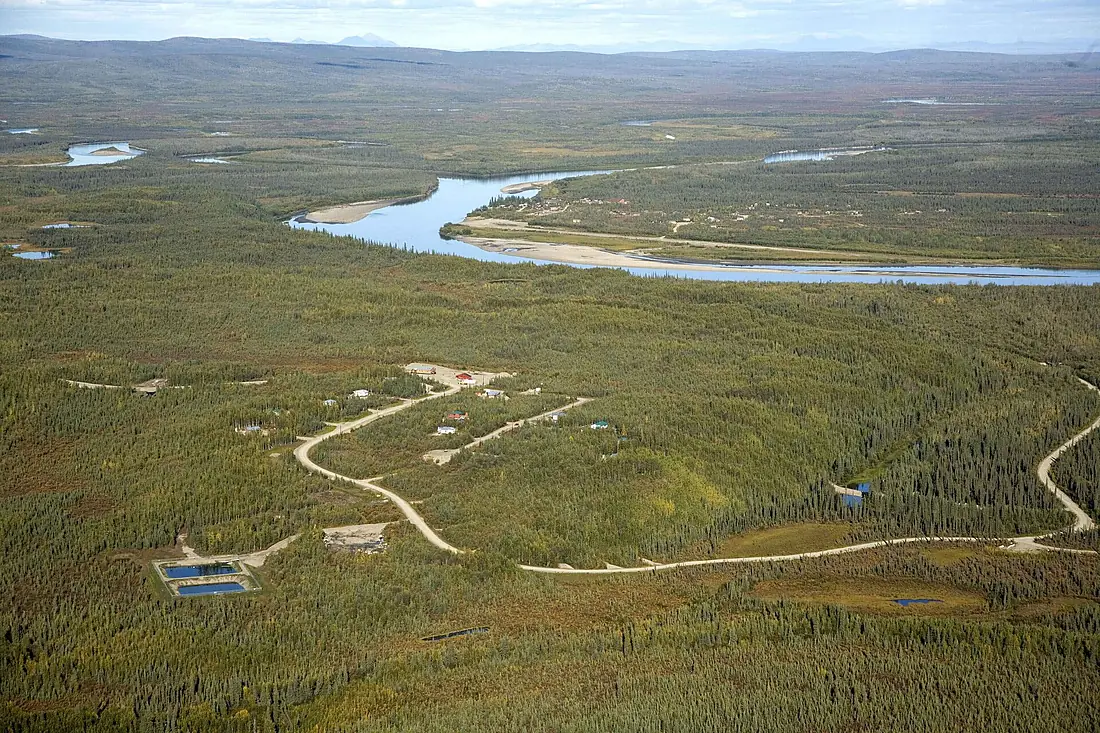 Alatna new village site on Koyukuk river