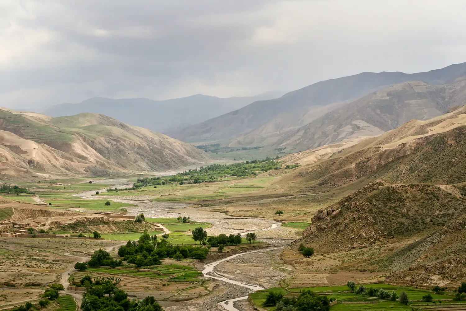 Kunduz River valley