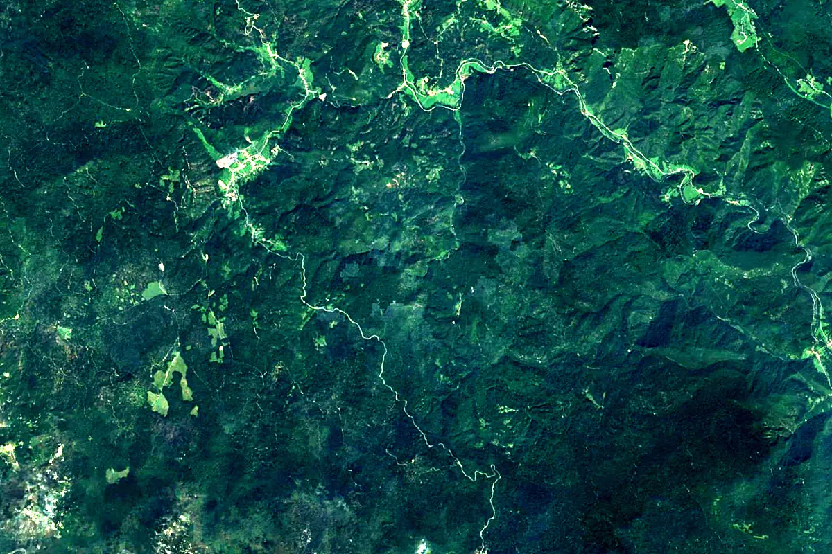 Kupa: satellite view of the source
