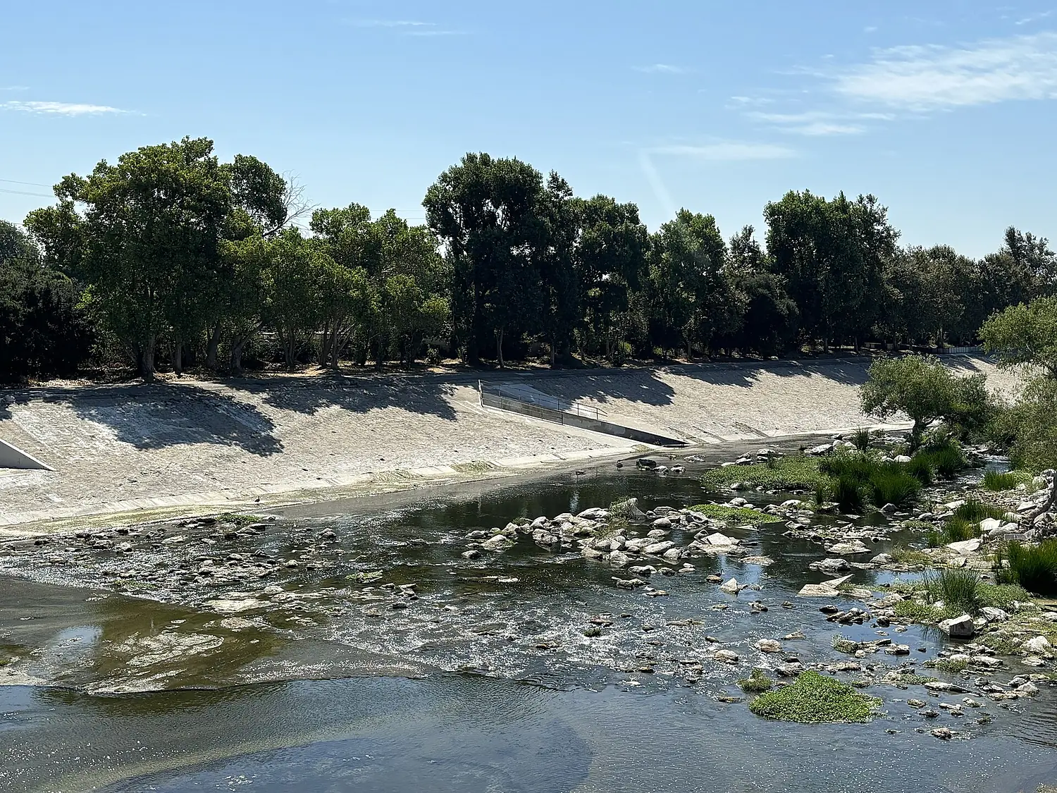 Los Angeles River in July 2024