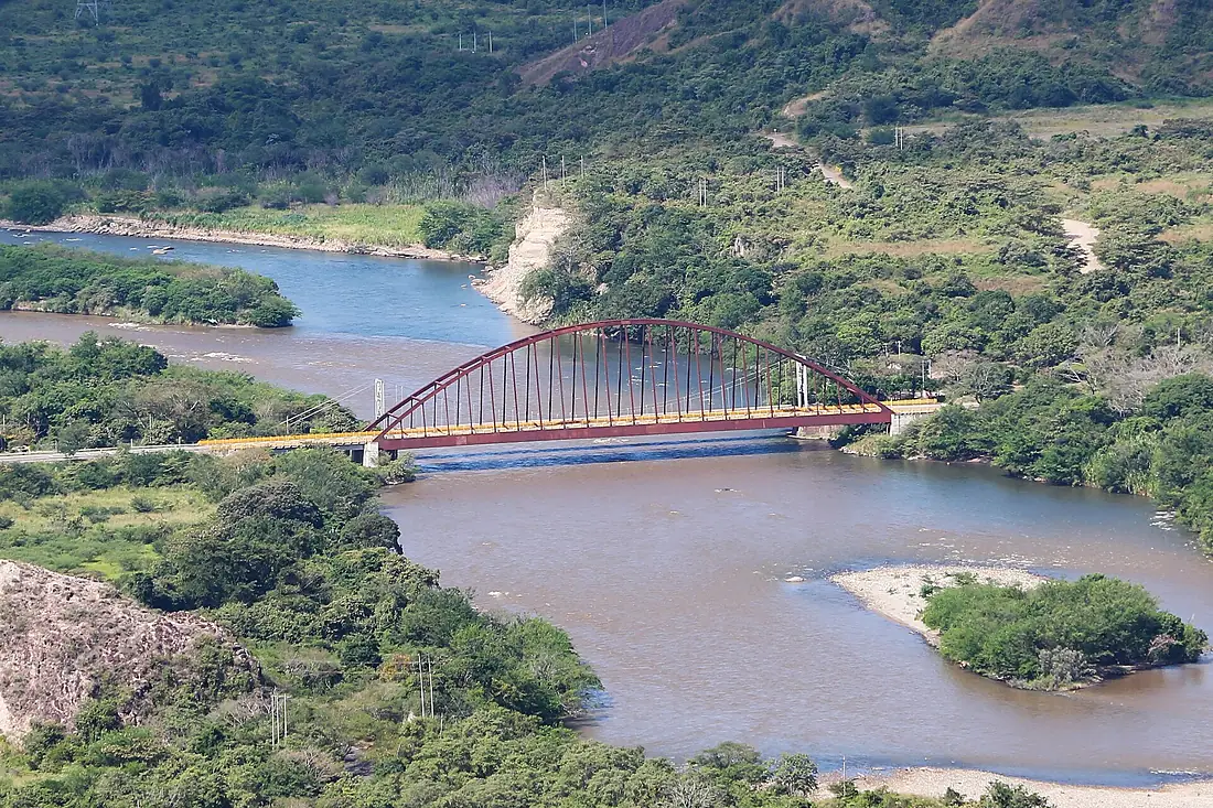 Bridge over the Magdalena River, Colombia