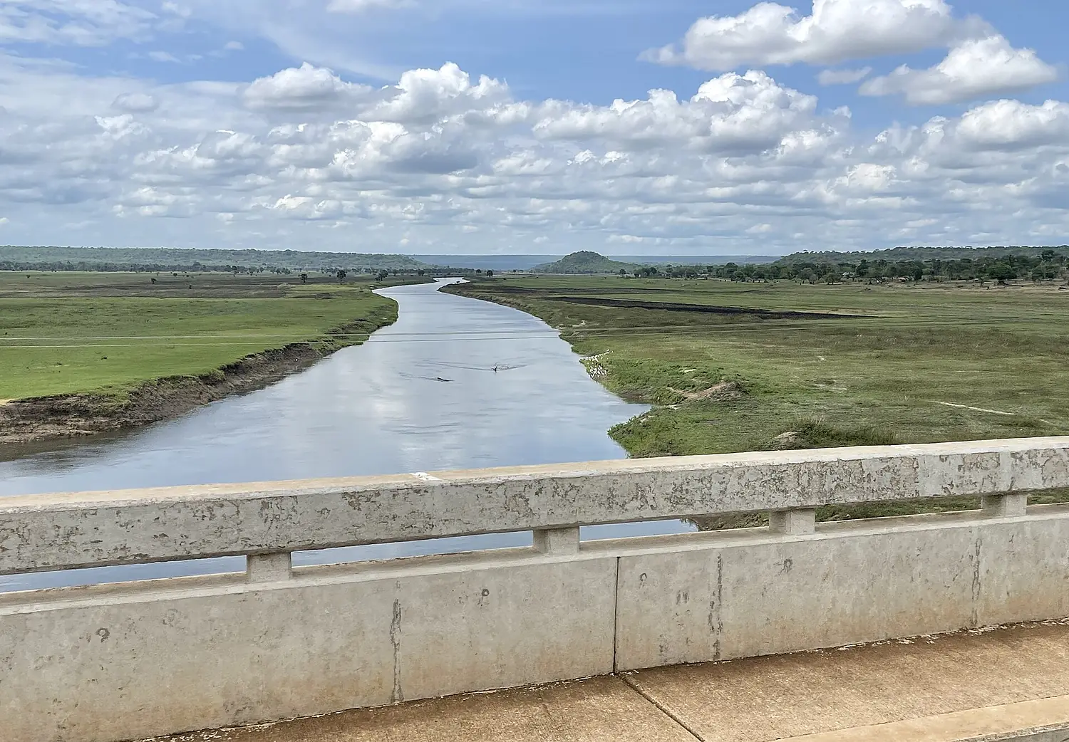 Malagarasi River in Mganza Ward