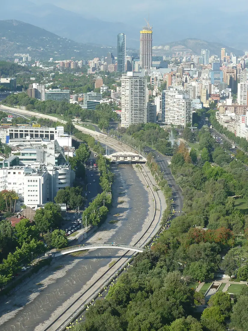 Río Mapocho desde Telefónica