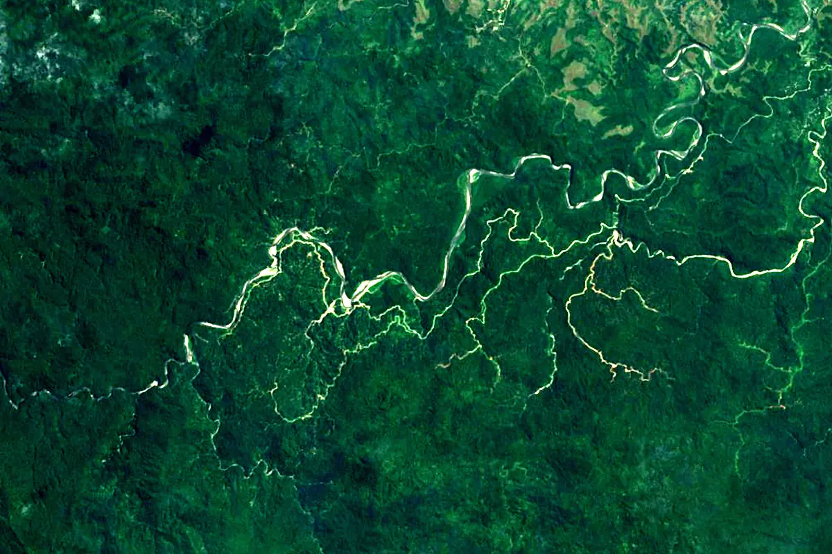 Matanikau River: satellite view of the source
