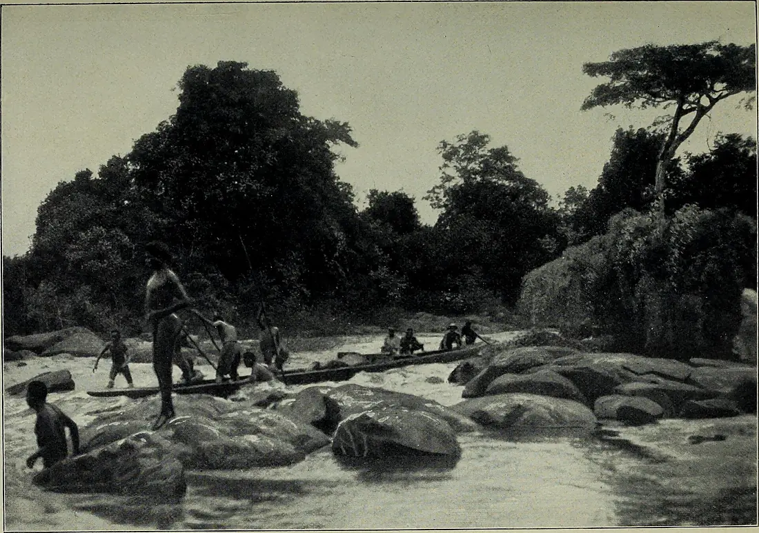 Rapids on the river Mbomou