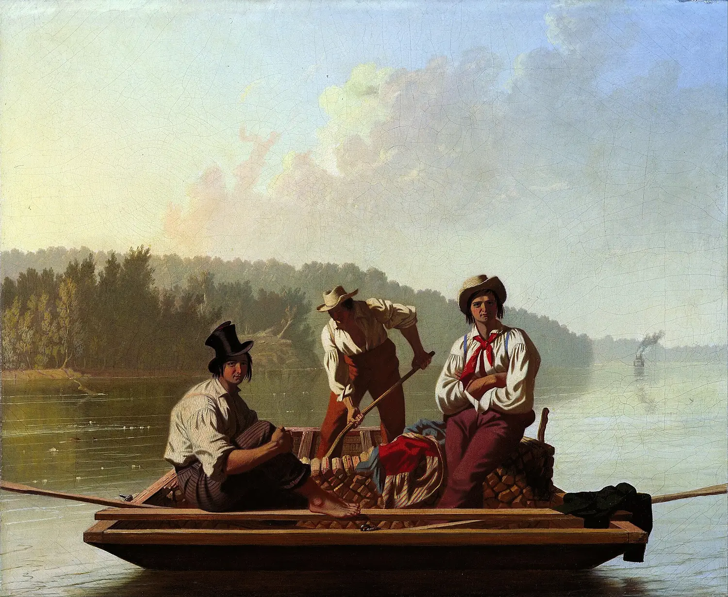 George Caleb Bingham - Boatmen on the Missouri - Google Art Project