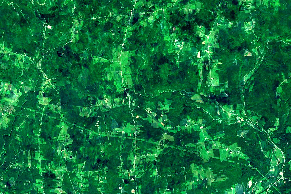 Mohawk River: satellite view of the source