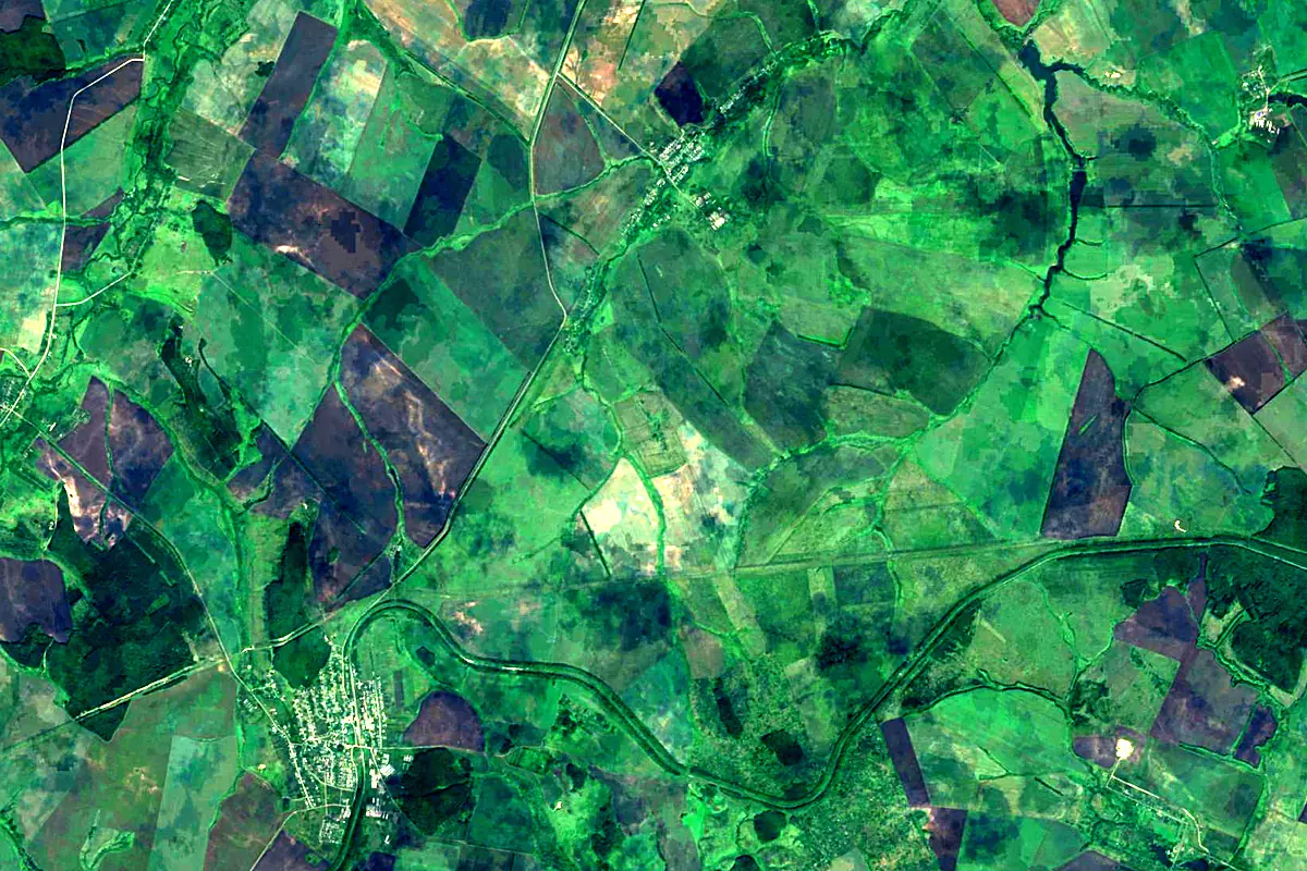 Moksha: satellite view of the source