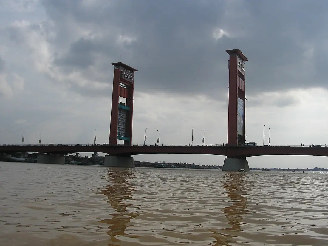 South Sumatra, Palembang, Ampera bridge