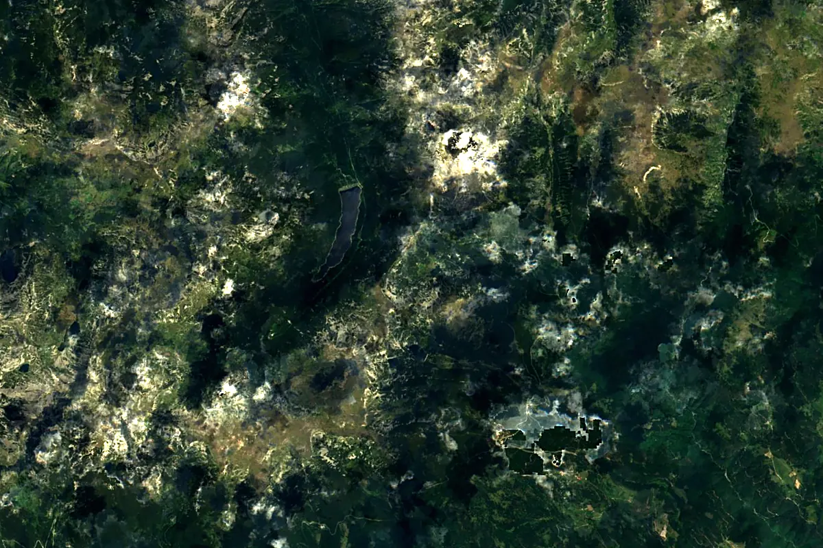 Nestos: satellite view of the source