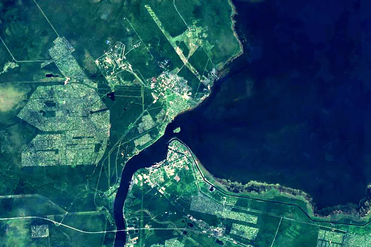 Neva: satellite view of the source