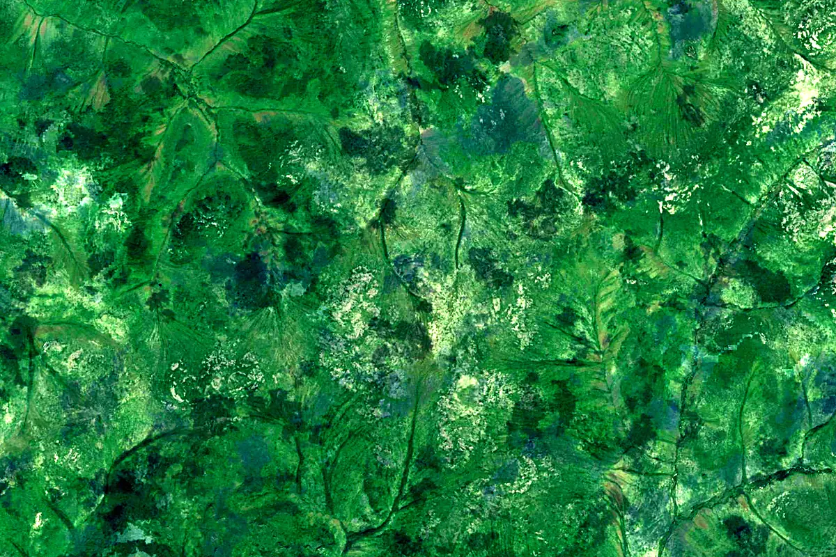 Olyokma: satellite view of the source