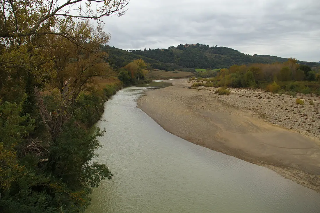 Fiume Ombrone - Monte Antico