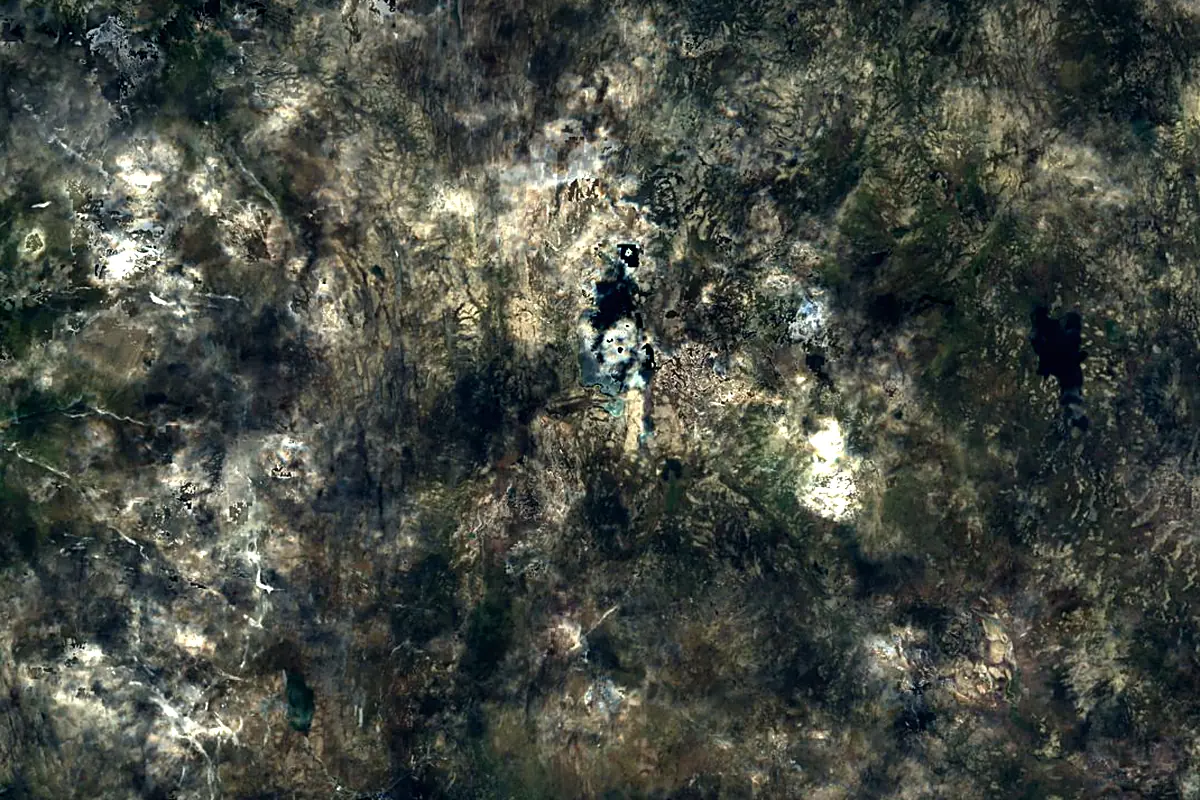 Orkla: satellite view of the source