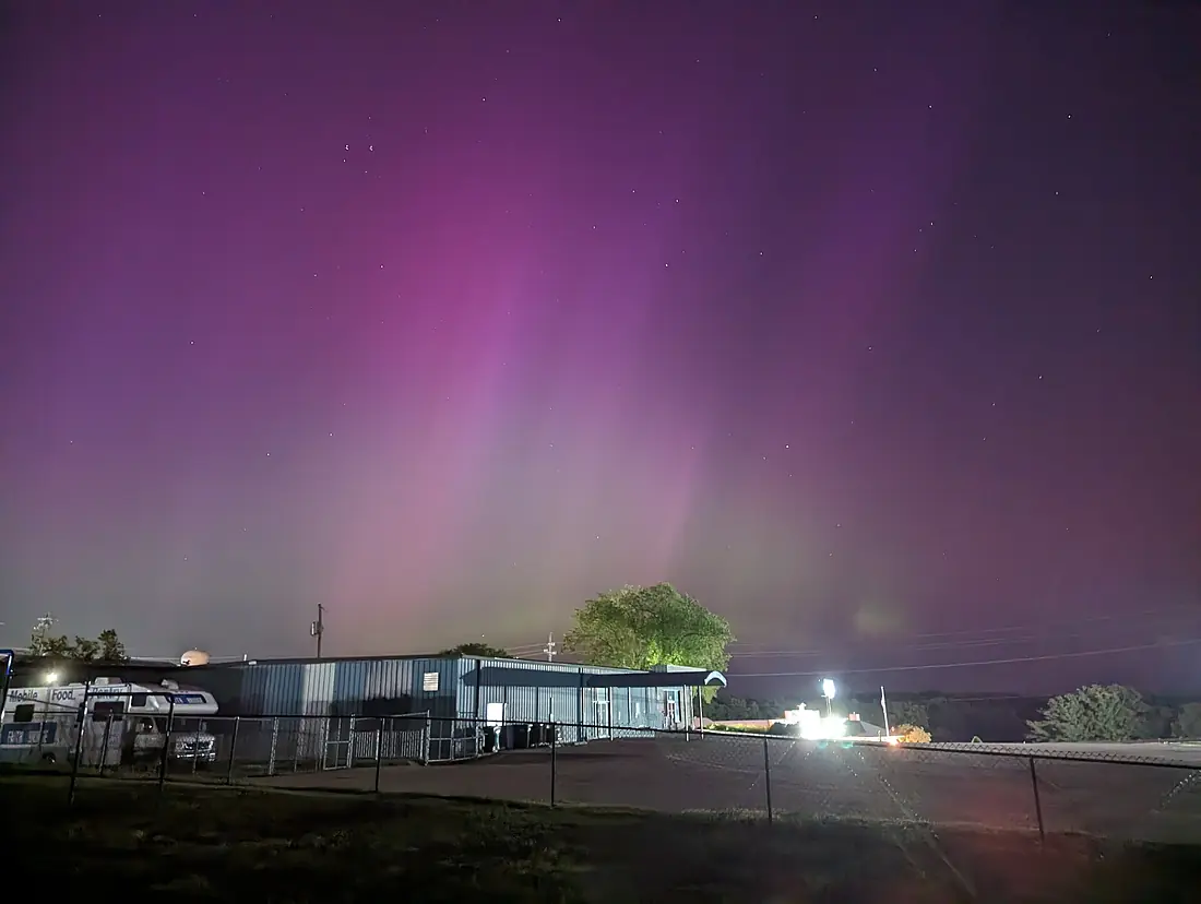 Aurora Borealis from Osage Beach, MO