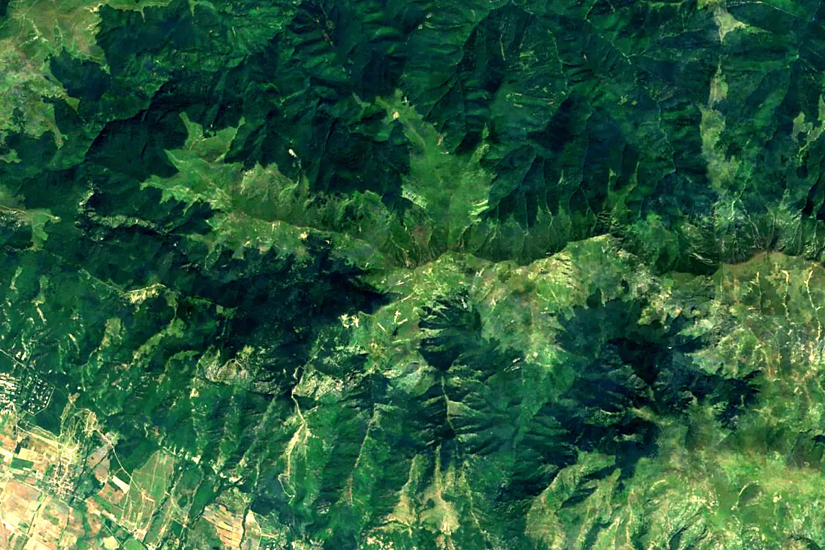 Osam: satellite view of the source