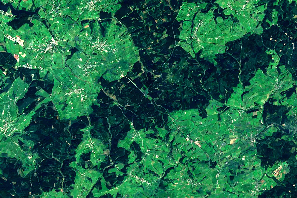 Our: satellite view of the source