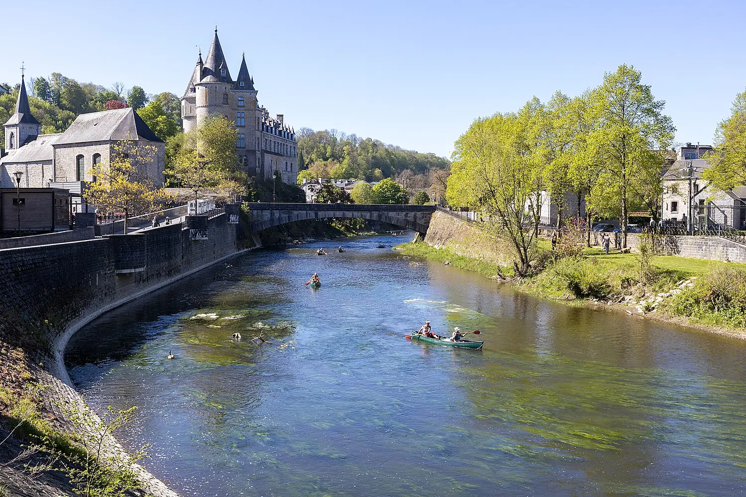 Durbuy - L'Ourthe et le château