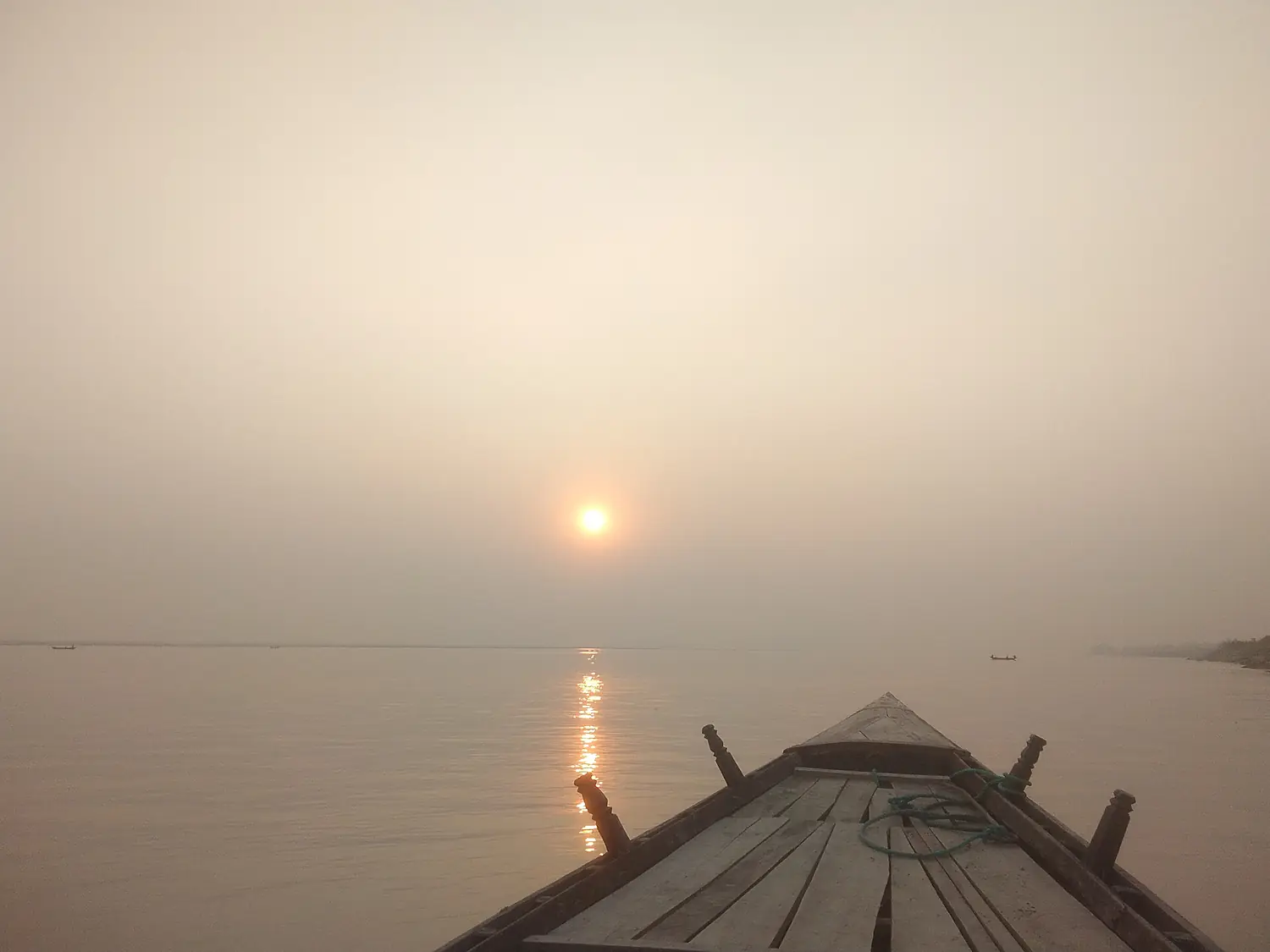 Sunset of Padma river