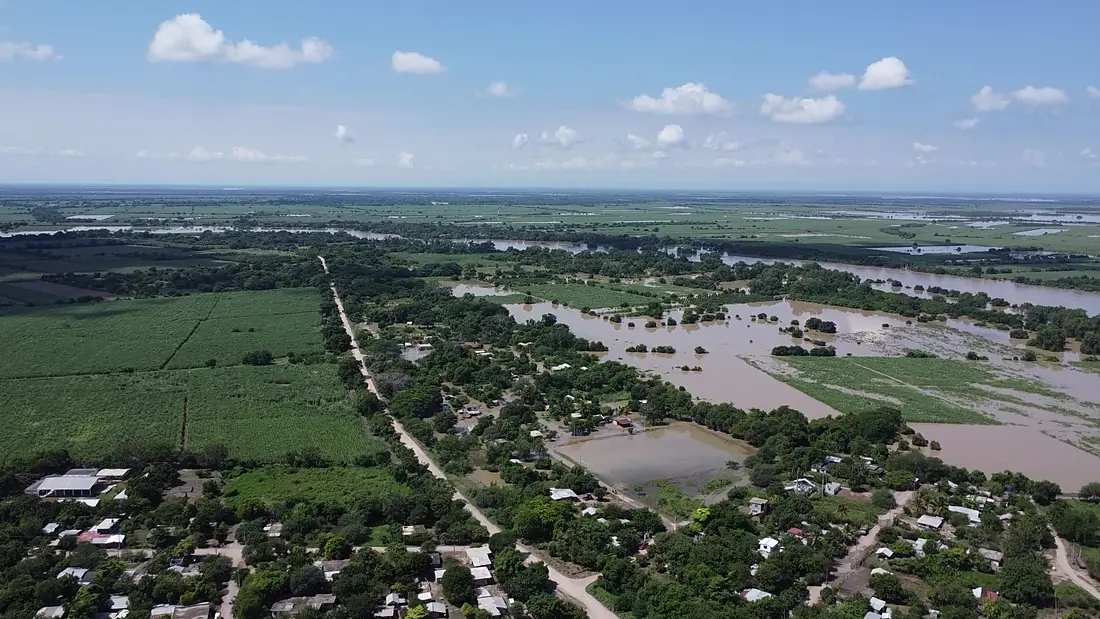 Desbordamiento del río Pánuco, Veracruz