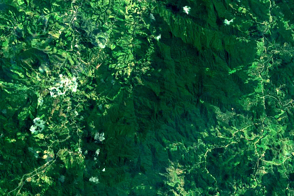 Paranapanema River: satellite view of the source