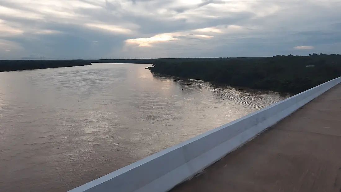 Division of the states of Piauí and Maranhão, Brazil. Parnaíba River
