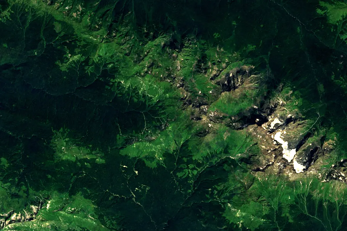 Psou: satellite view of the source