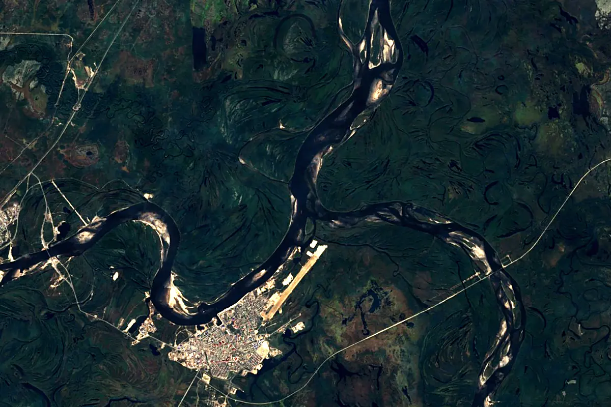 Pur: satellite view of the source