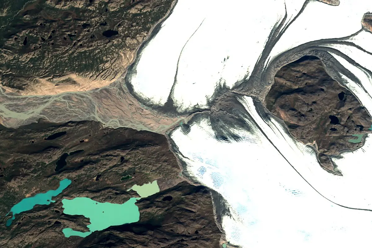 Qinnguata Kuussua: satellite view of the source