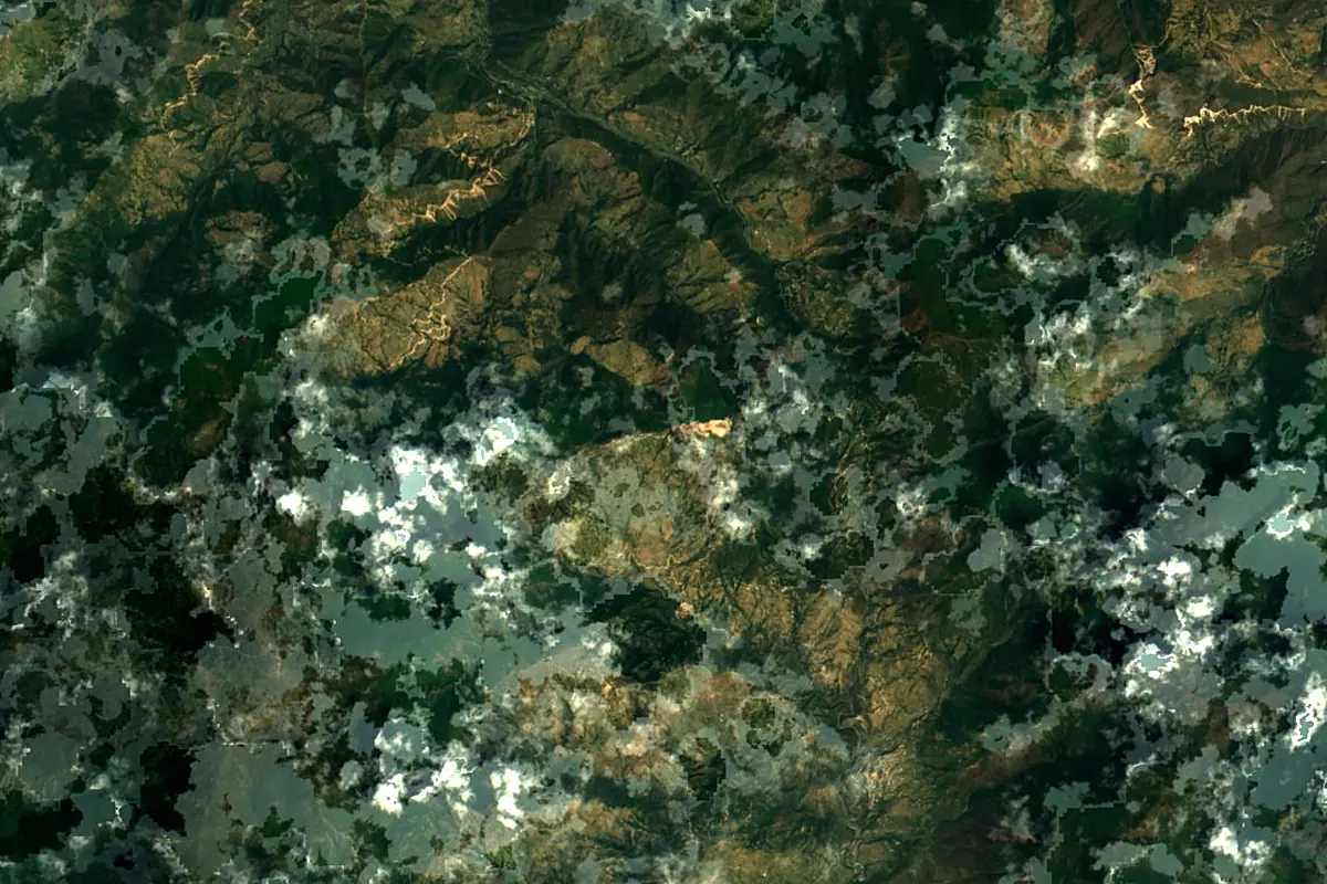 Ramganga: satellite view of the source