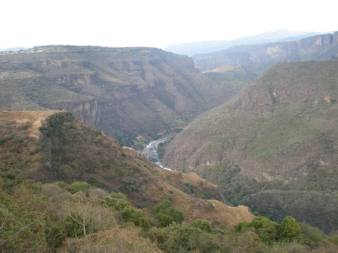 Huentitan canyon and santiago river