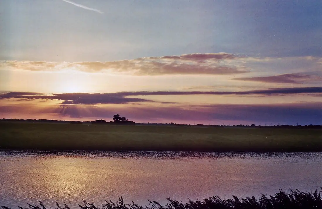 Sunset over the Ouse