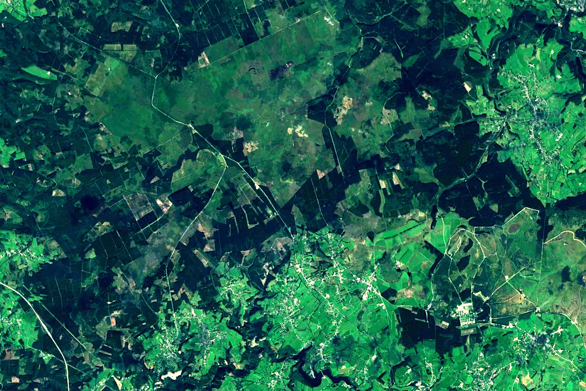 Rur: satellite view of the source