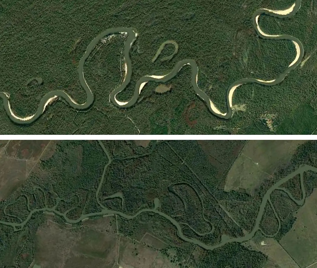 Sabine River & Taylor Bayou, Texas