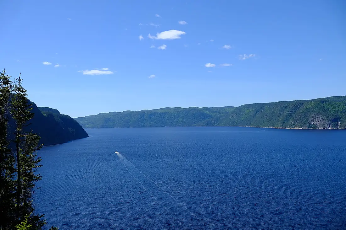 Saguenay river from Cap Trinité in June 2018