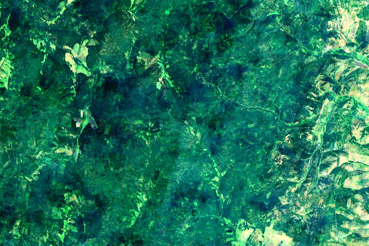 Sakmara: satellite view of the source
