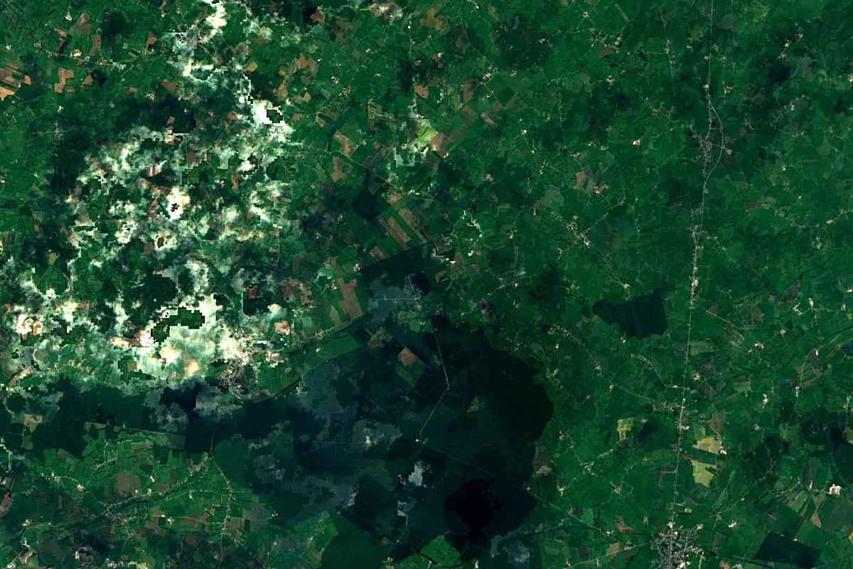 Sambre: satellite view of the source