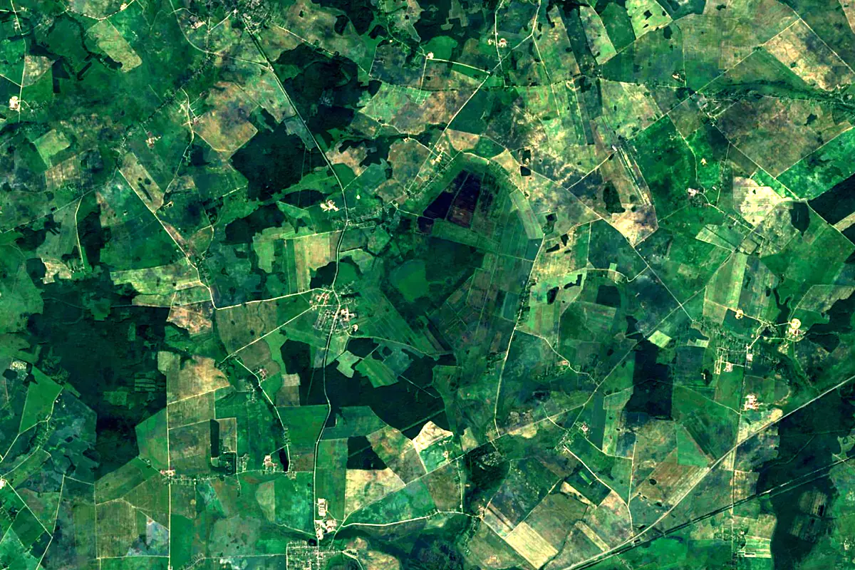 Ščara: satellite view of the source