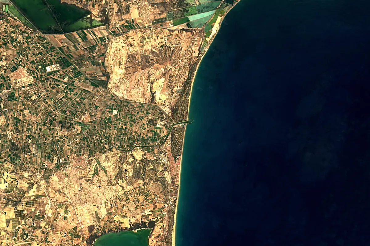 Segura: satellite view of the mouth