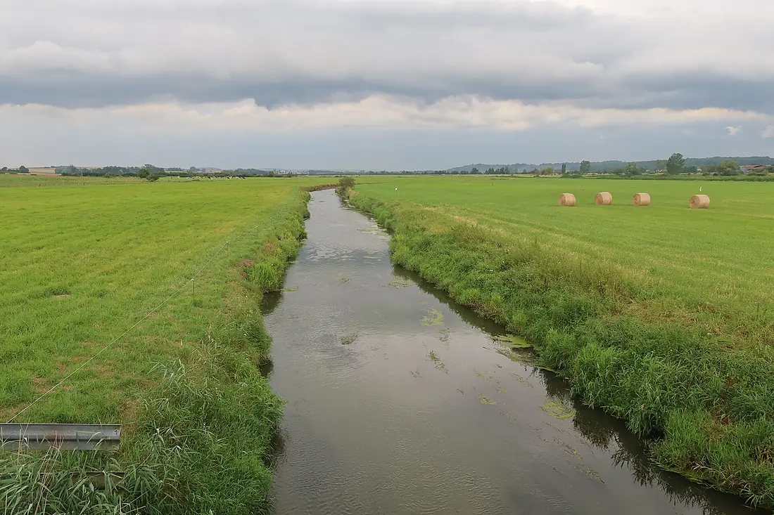 Canal de la Vieille Seille bei Mulcey im Saulnois