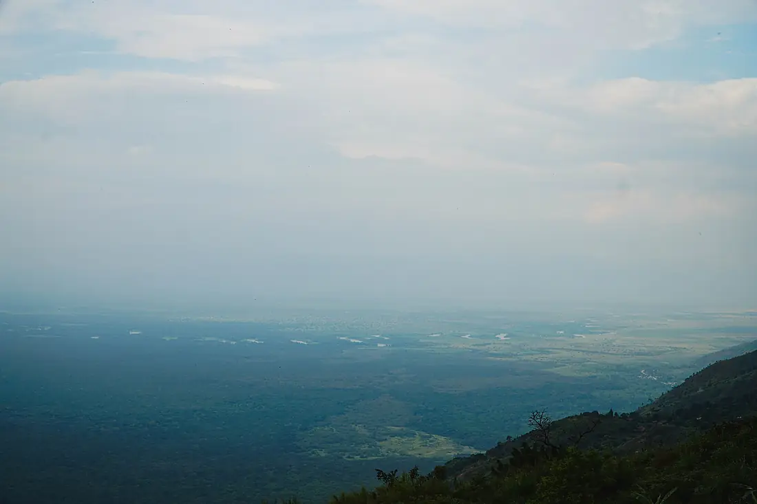 View of Semliki River in DRC from Uganda - 1 Feb 2020