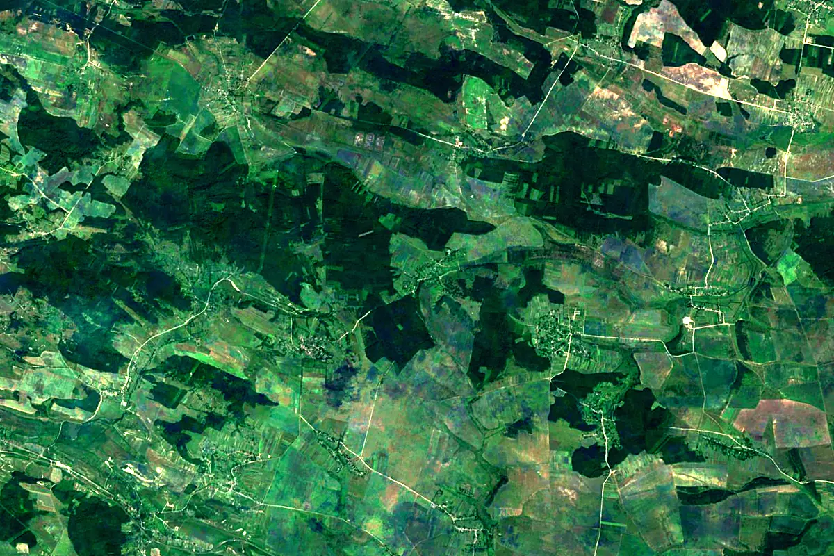 Seret: satellite view of the source