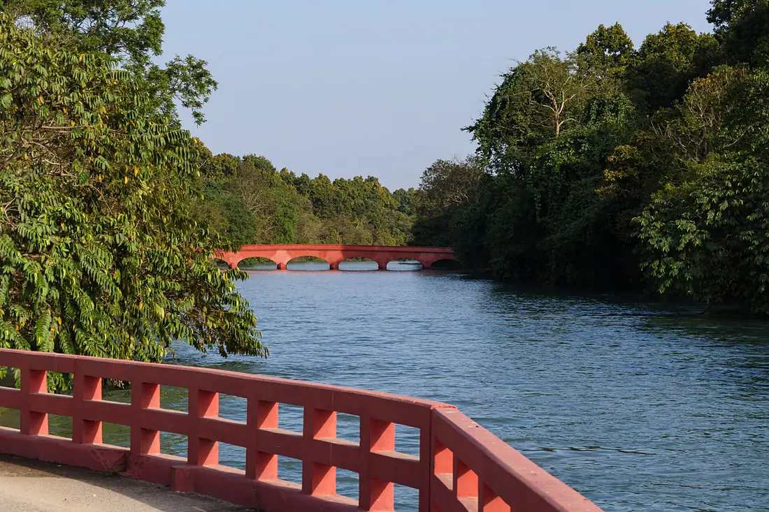 Sharda aqueduct at Pilibhit Tiger Reserve