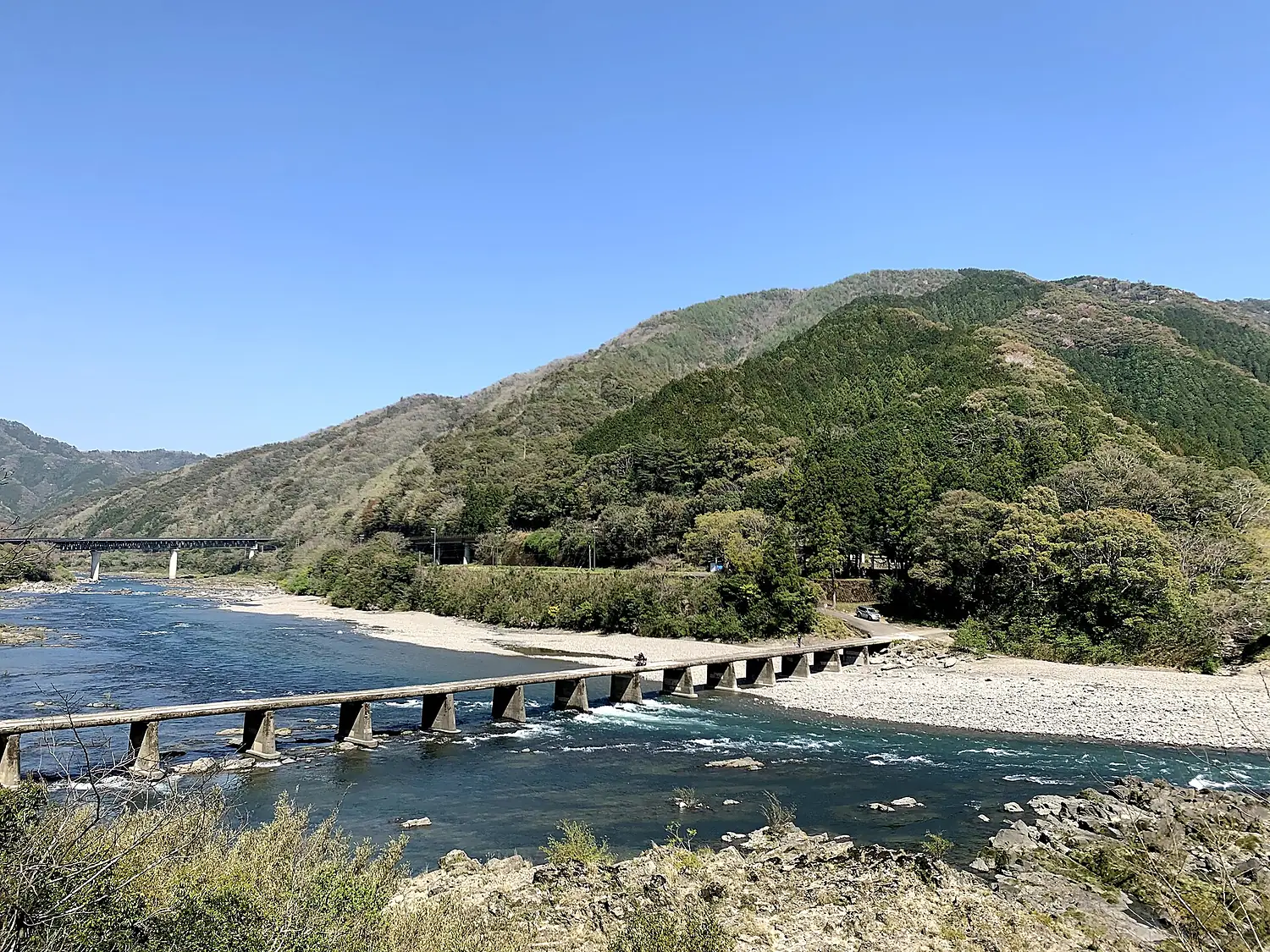 Spring in Shimanto River