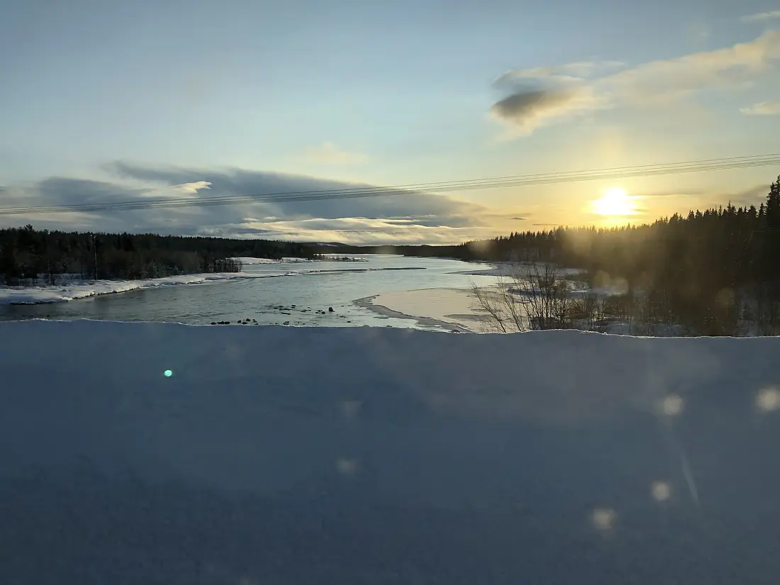 Skellefte River in Slagnäs