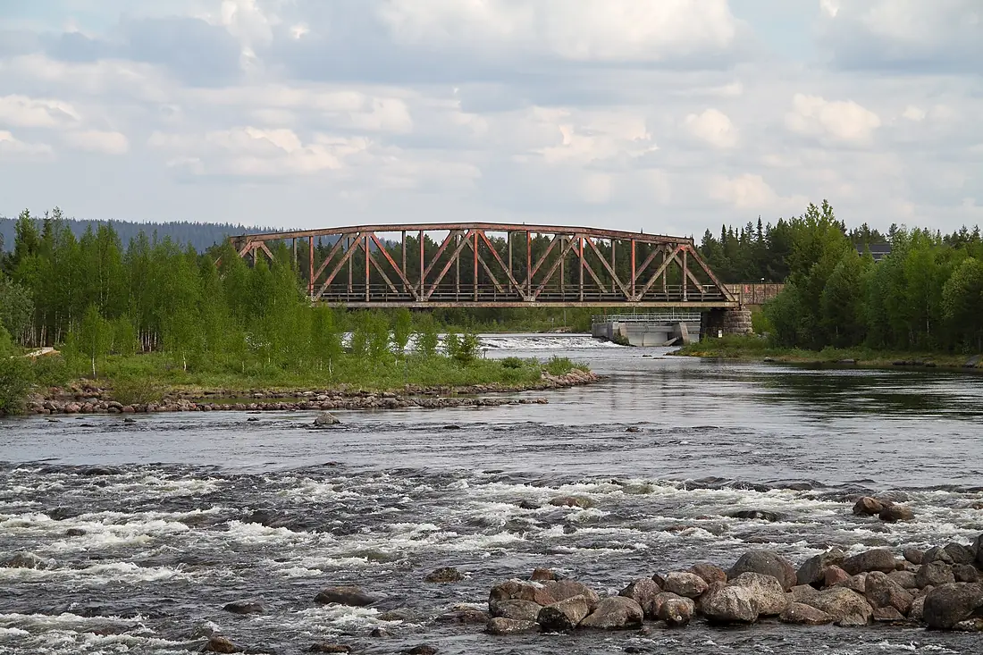 Skellefte älv at Slagnäs